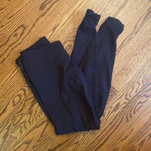 Lululemon wunder under black leggings